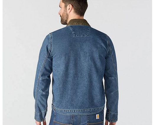 Carhartt Men's Denim Detroit Jacket Muskegon 107327-HT6
