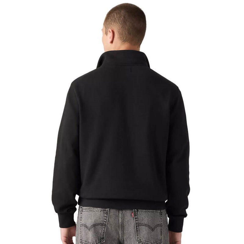 Load image into Gallery viewer, Levi's Men's Original Housemark Quarter-Zip Pullover Black A86060016
