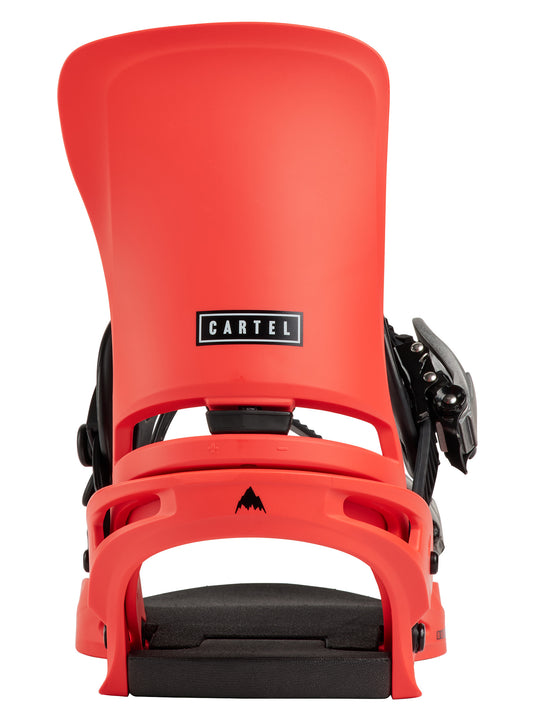 Burton Men's Cartel Snowboard Bindings Black Hot Tamale 1053917E9Z