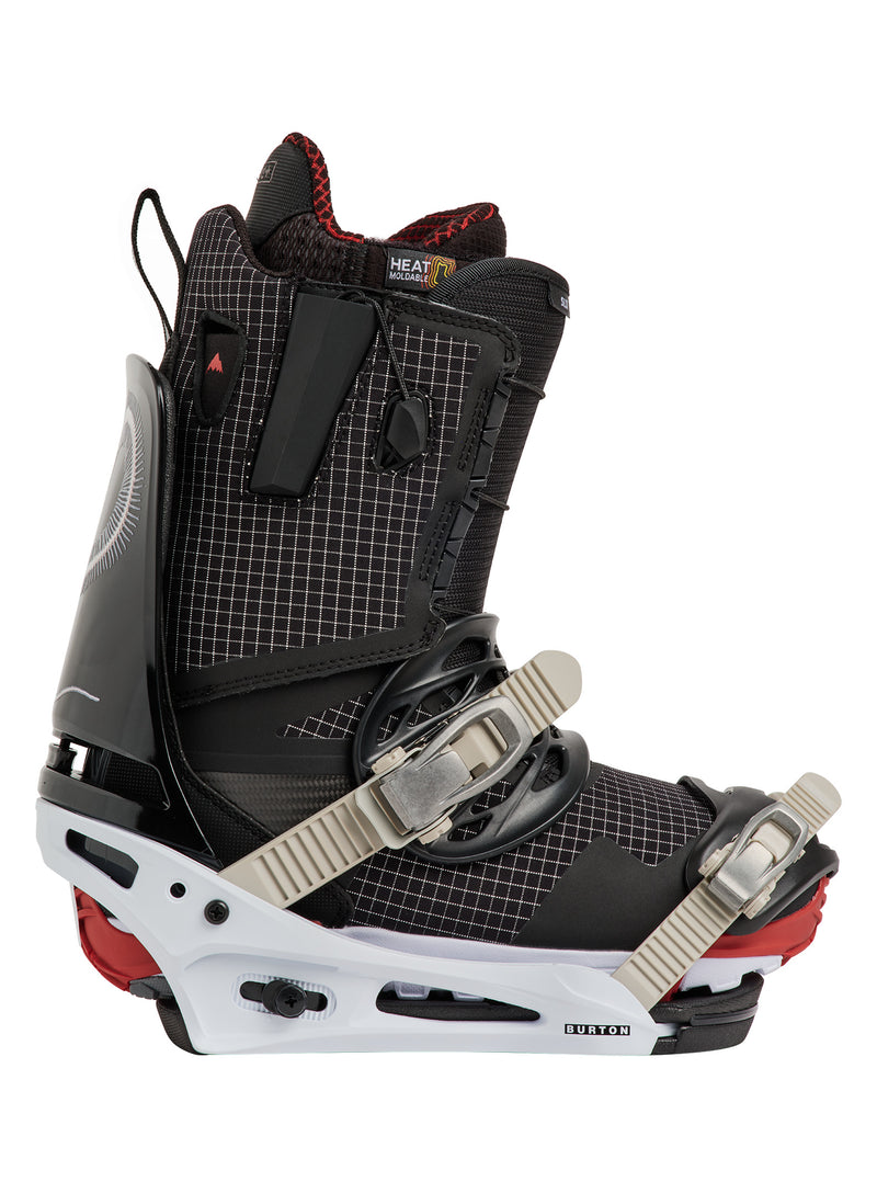 Load image into Gallery viewer, Burton Men's Cartel Snowboard Bindings Black Skeleton Snake 1053917FB3

