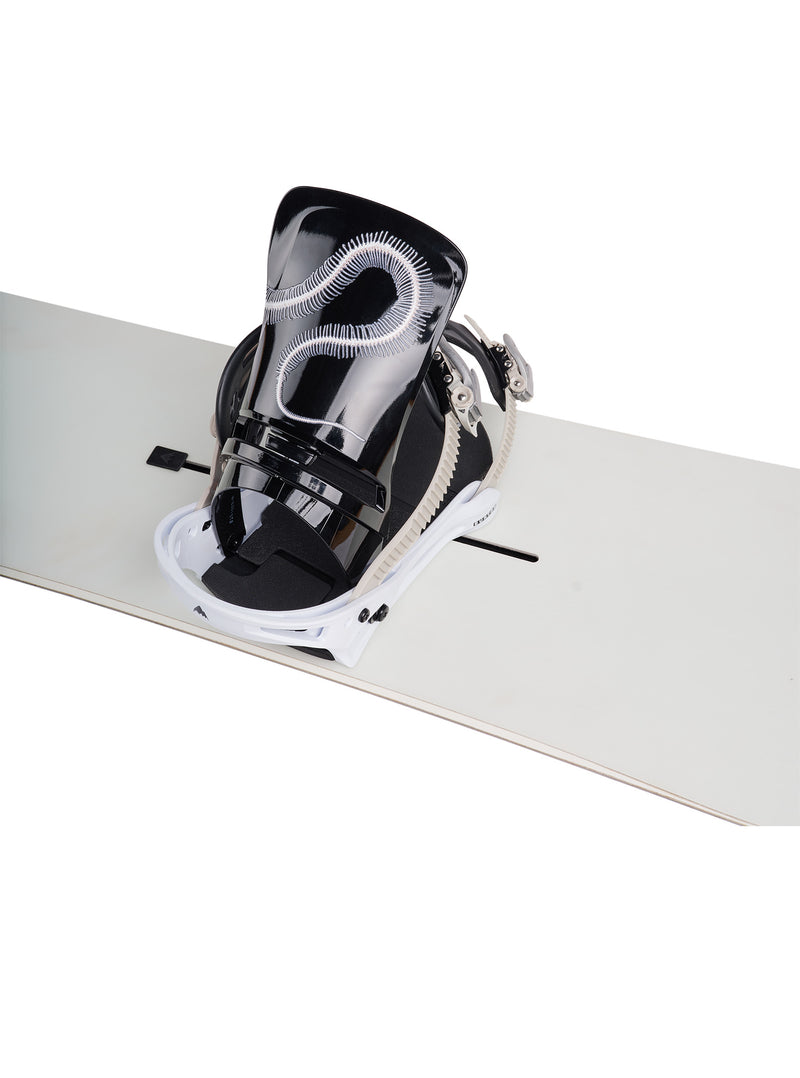 Load image into Gallery viewer, Burton Men's Cartel Snowboard Bindings Black Skeleton Snake 1053917FB3
