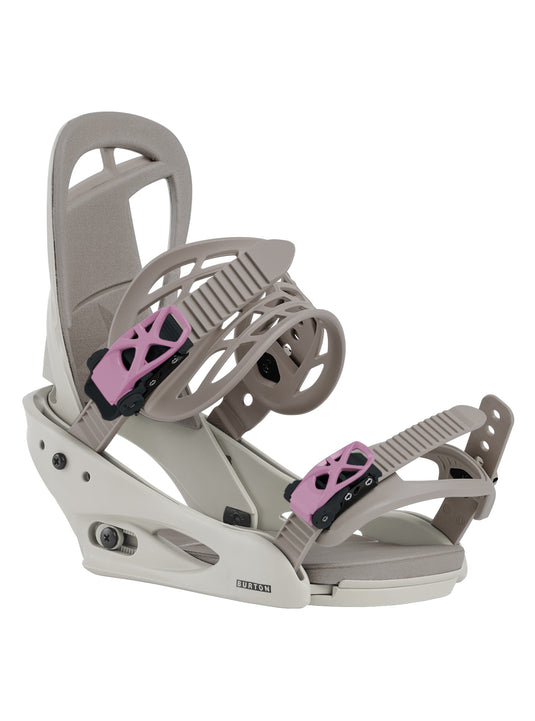 Burton Women's Citizen Snowboard Bindings Chinchilla Gray 1054018E7M