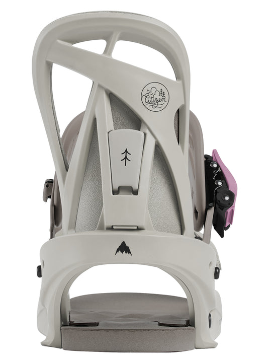 Burton Women's Citizen Snowboard Bindings Chinchilla Gray 1054018E7M
