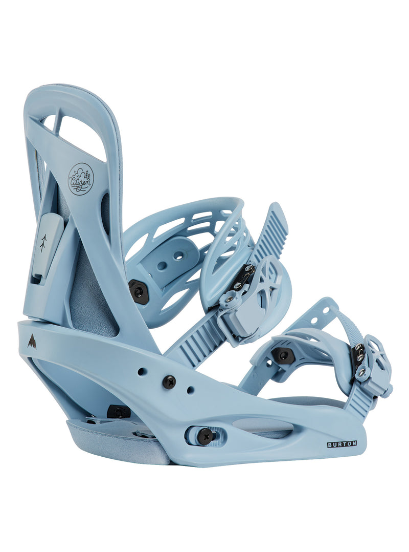 Load image into Gallery viewer, Burton Women's Citizen Snowboard Bindings Airstream Blue 1054018EVM
