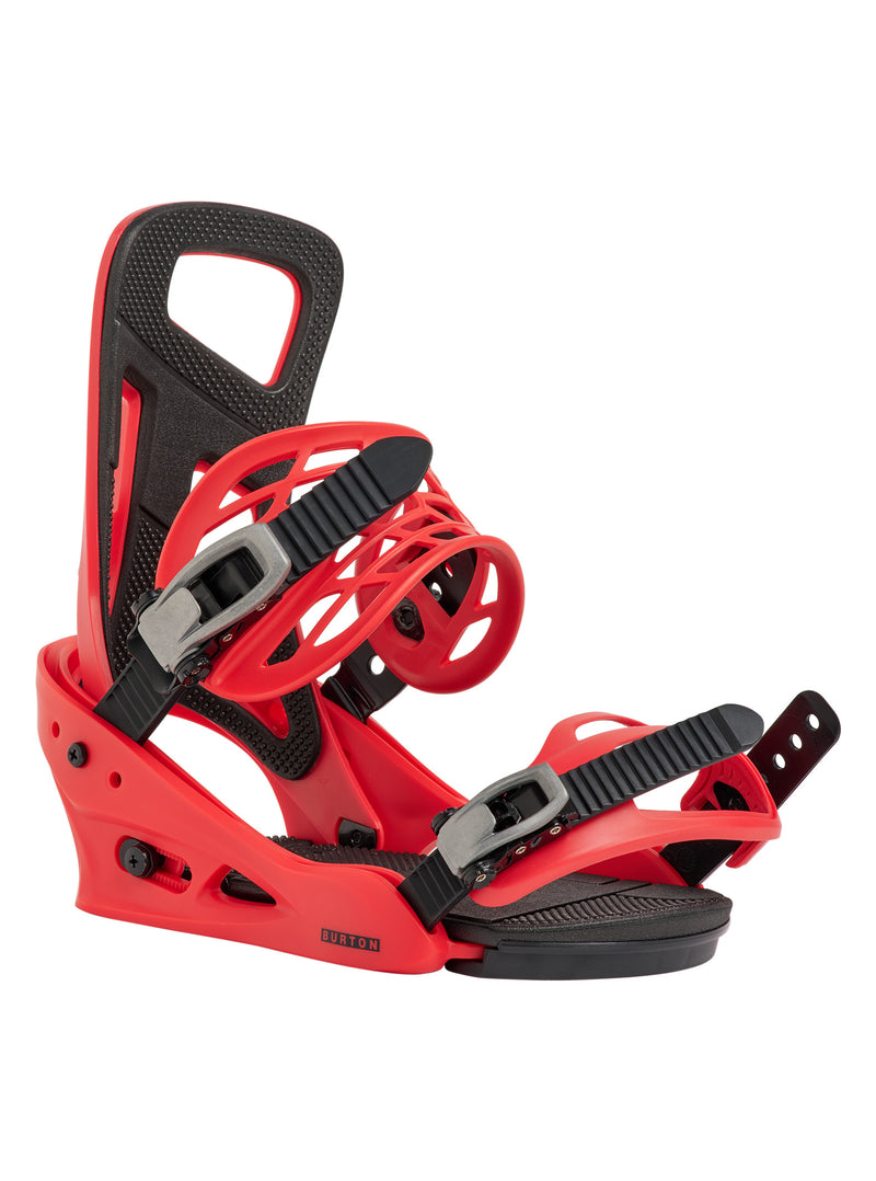 Load image into Gallery viewer, Burton Men's Freestyle Snowboard Bindings Geranium Red 105441BE8F
