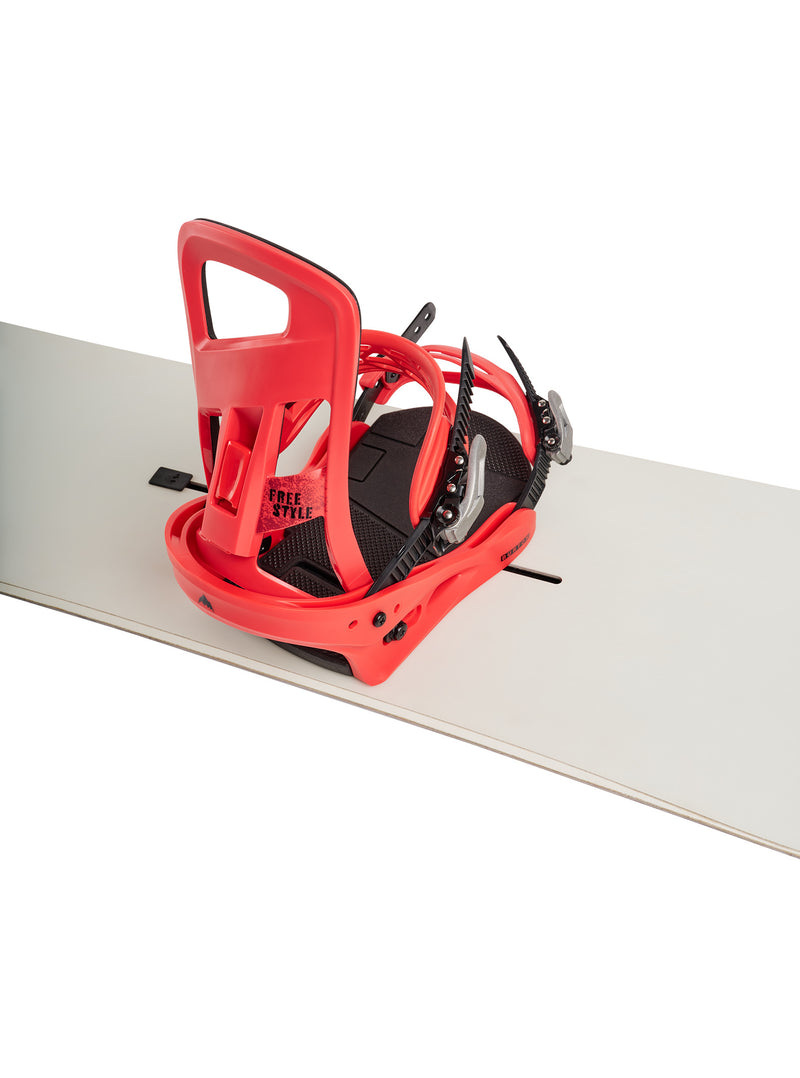 Load image into Gallery viewer, Burton Men's Freestyle Snowboard Bindings Geranium Red 105441BE8F
