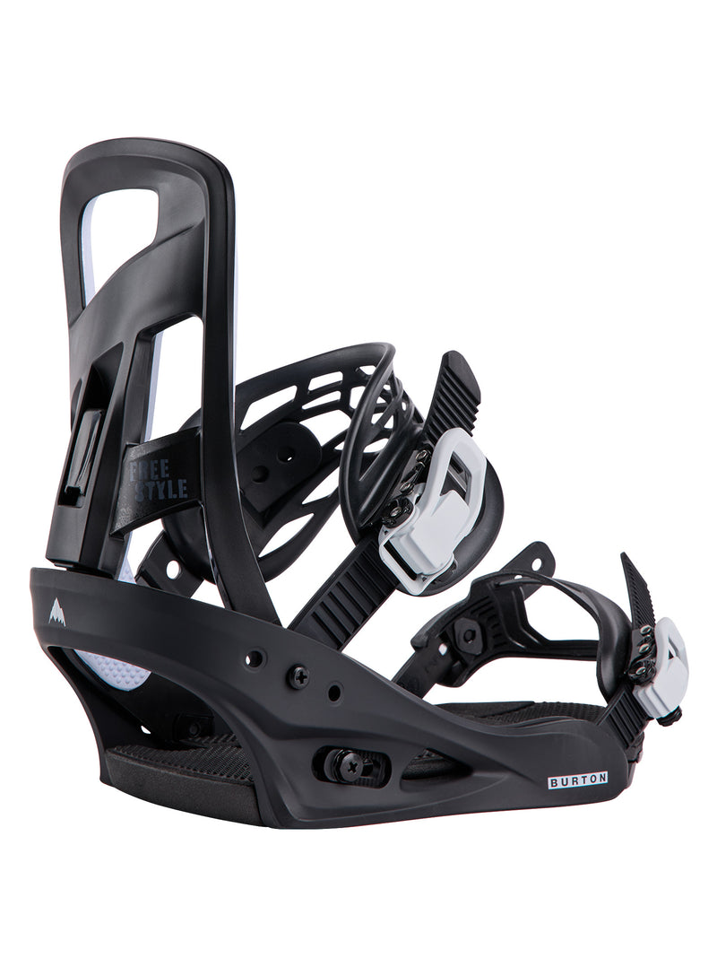 Load image into Gallery viewer, Burton Men's Freestyle Snowboard Bindings Black 105441CA02
