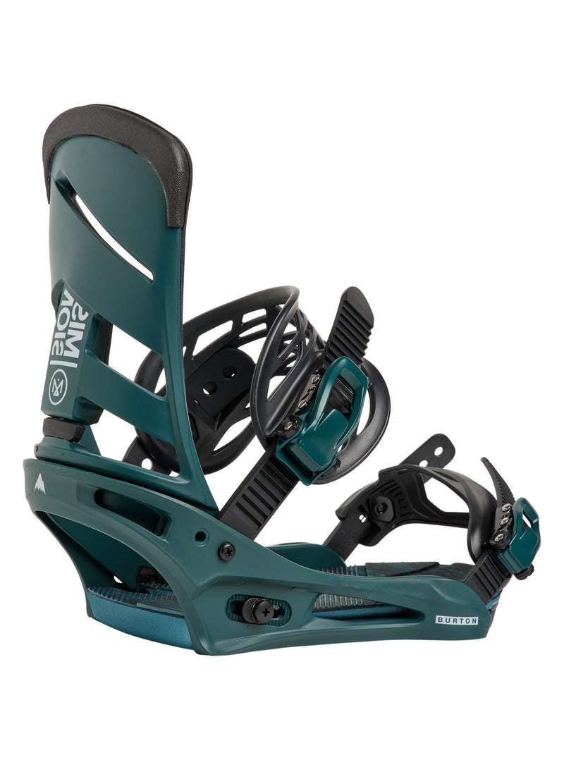 Load image into Gallery viewer, Burton Men's Mission Snowboard Bindings Atlantic Teal 1054617E9K
