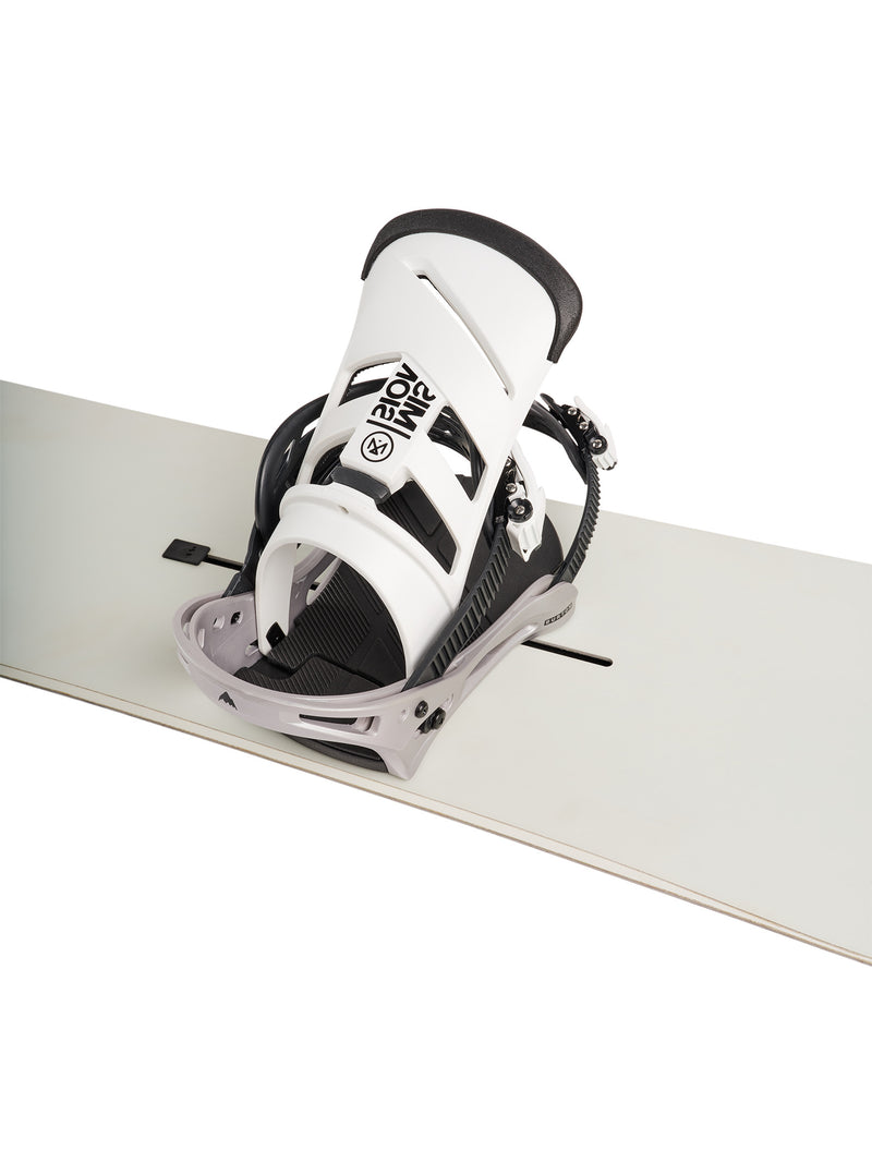 Load image into Gallery viewer, Burton Men's Mission Snowboard Bindings White/Silver 1054617FCN

