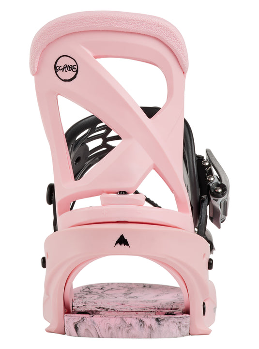 Burton Women's Scribe Snowboard Bindings Pink 1055218B48