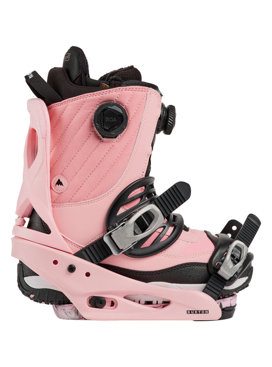 Burton Women's Scribe Snowboard Bindings Pink 1055218B48
