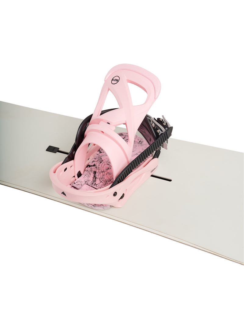 Load image into Gallery viewer, Burton Women's Scribe Snowboard Bindings Pink 1055218B48
