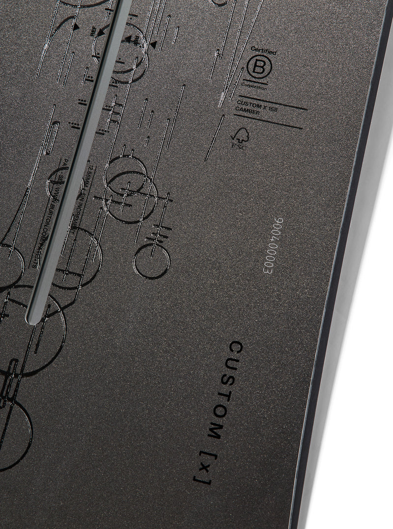 Load image into Gallery viewer, Burton Men's Custom X Camber Snowboard 162 Etched 106891DE0B-162
