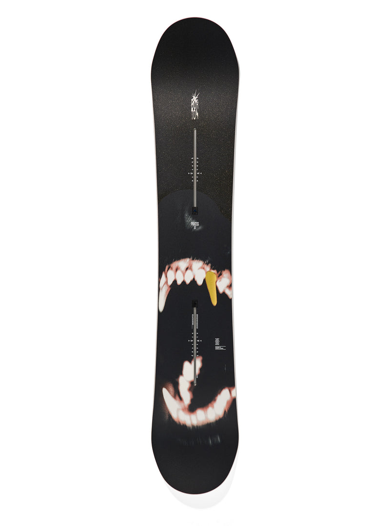 Load image into Gallery viewer, Burton Men's Process PurePop Camber Snowboard 155 Bad Dog 106921EFDN-155
