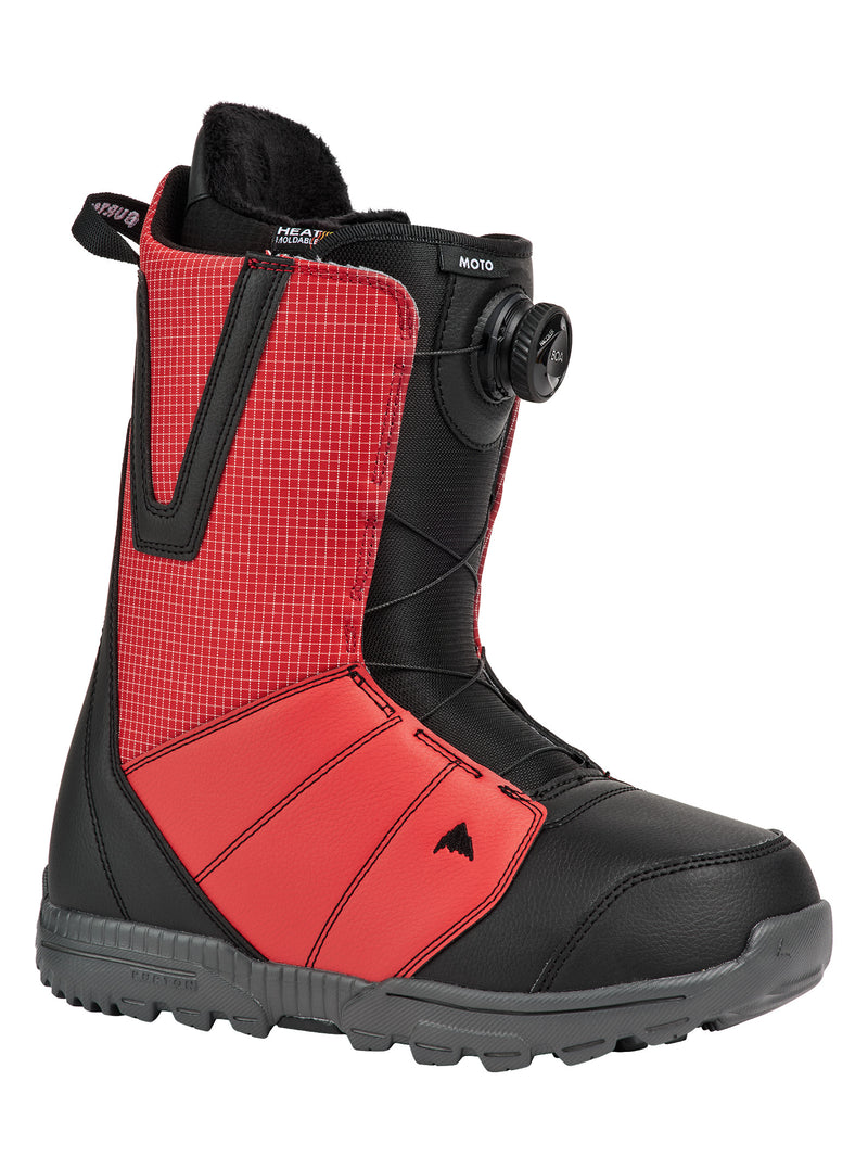 Load image into Gallery viewer, Burton Men's Moto BOA Snowboard Boots Geranium Red/Black 1317615E9O
