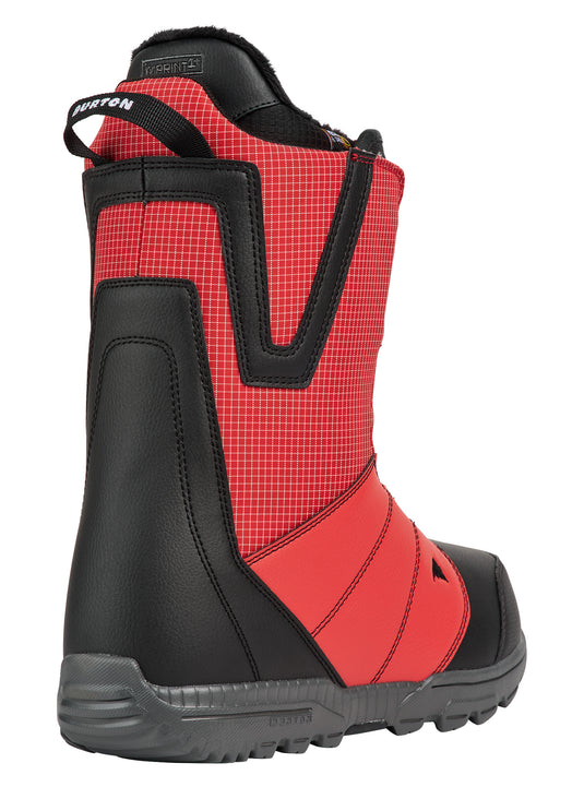 Burton Men's Moto BOA Snowboard Boots Geranium Red/Black 1317615E9O