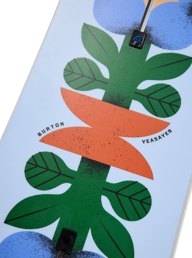 Load image into Gallery viewer, Burton Women's Yeasayer PurePop Camber Snowboard 144 Flora 132221C34P-144
