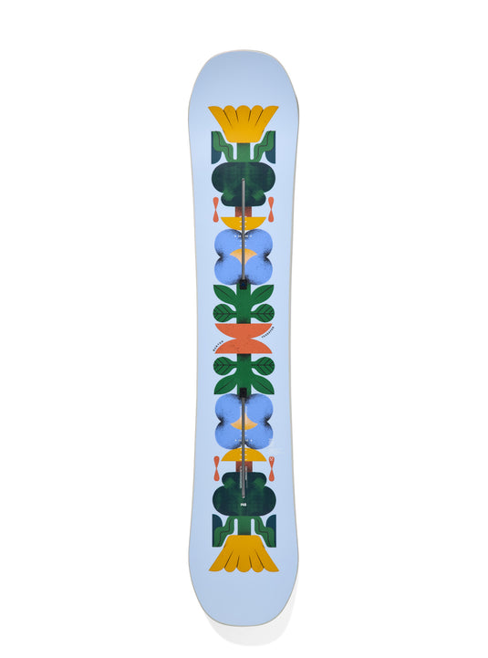 Burton Women's Yeasayer PurePop Camber Snowboard 144 Flora 132221C34P-144
