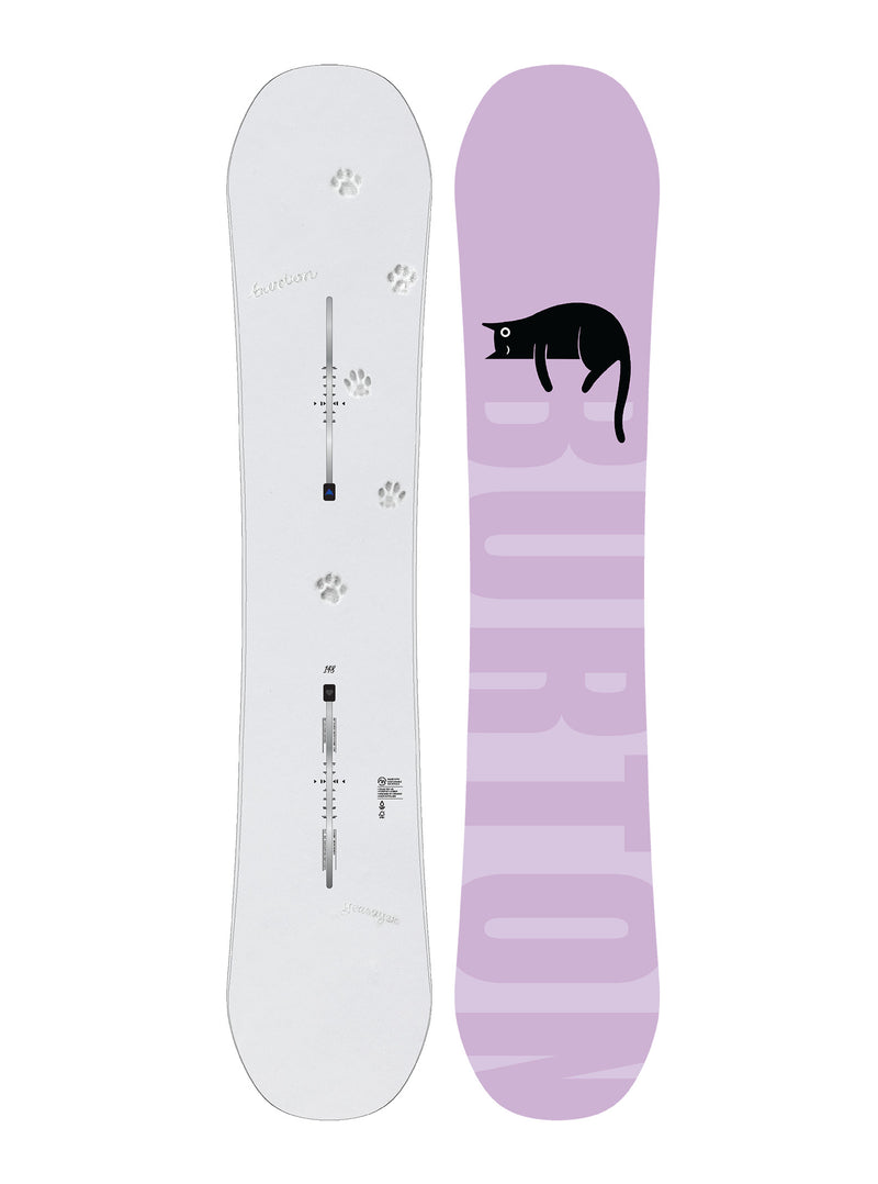 Load image into Gallery viewer, Burton Women's Yeasayer PurePop Camber Snowboard 144 Paws 132221CEU6-144
