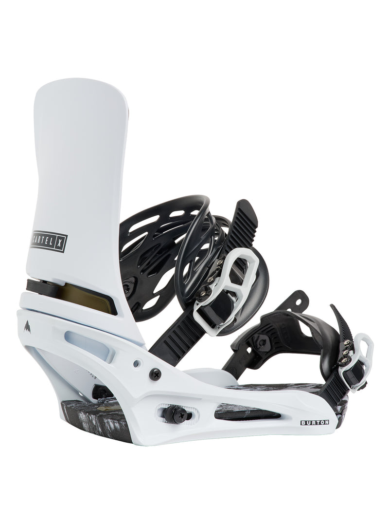 Load image into Gallery viewer, Burton Men's Cartel X Snowboard Bindings White 2223010A50
