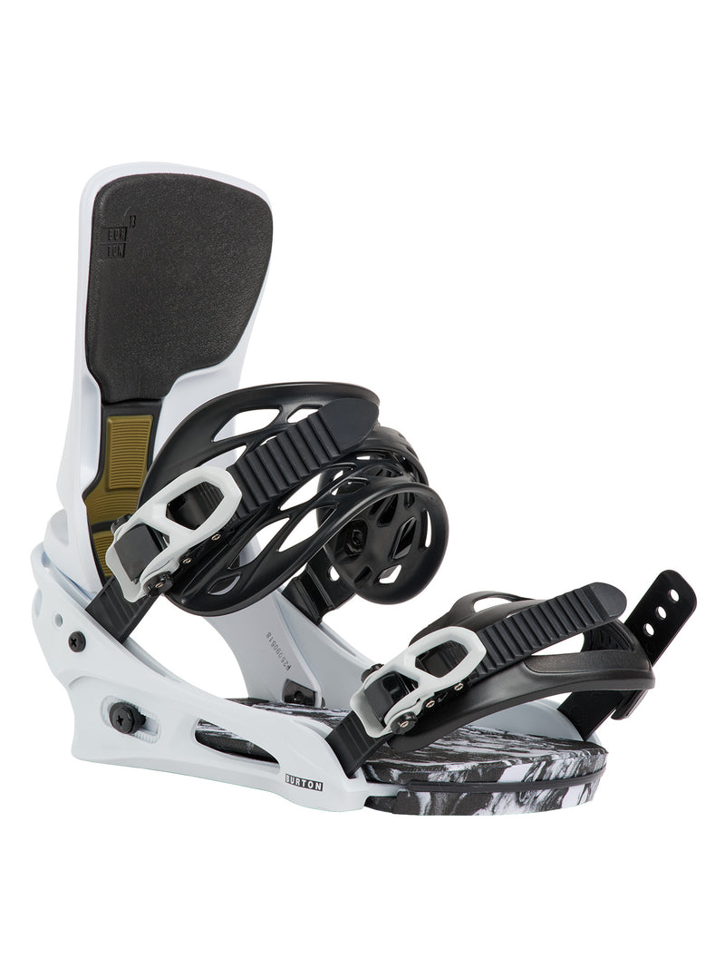 Load image into Gallery viewer, Burton Men's Cartel X Snowboard Bindings White 2223010A50

