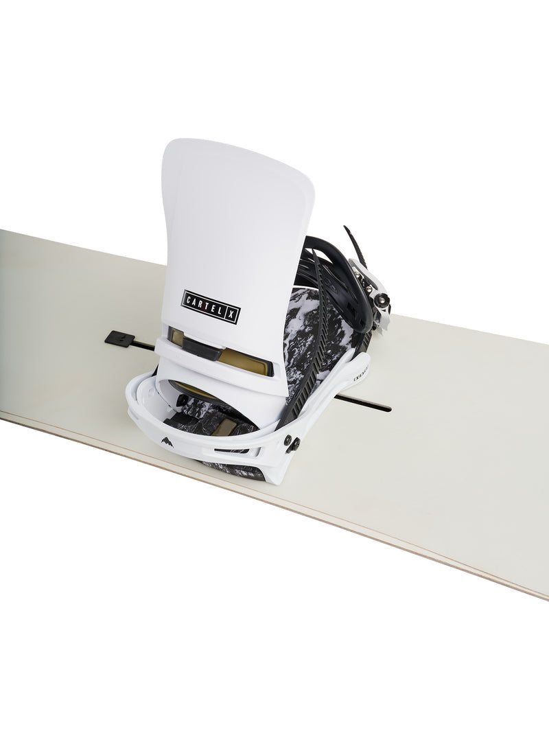 Load image into Gallery viewer, Burton Men's Cartel X Snowboard Bindings White 2223010A50
