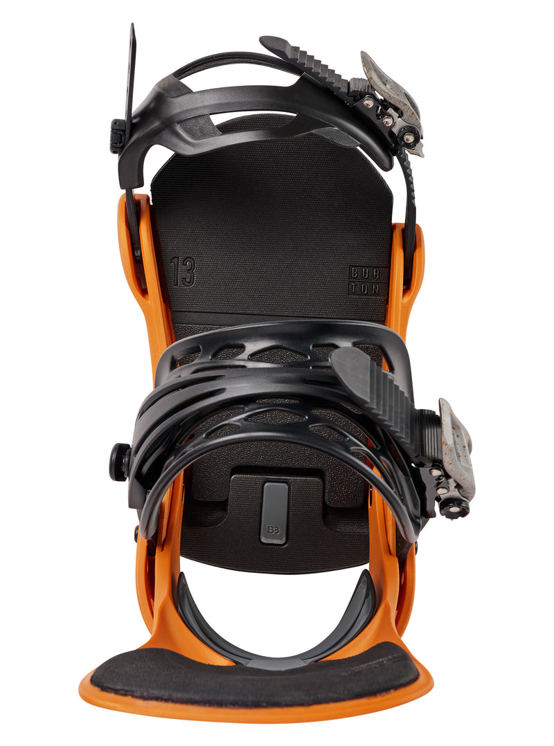 Load image into Gallery viewer, Burton Men's Cartel X Snowboard Bindings Goldfish Orange 2223010E7B
