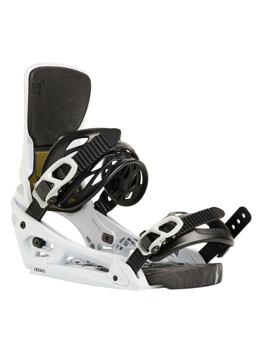 Burton Men's Cartel X EST Snowboard Bindings White 2223210A50
