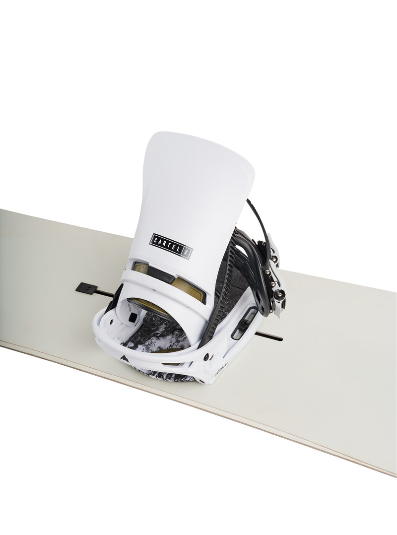 Load image into Gallery viewer, Burton Men's Cartel X EST Snowboard Bindings White 2223210A50
