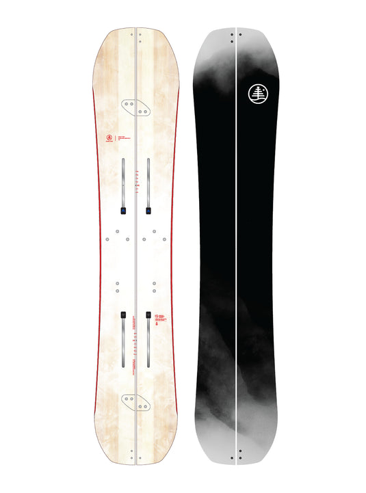 Burton Men's Family Tree Hometown Hero Splitboard 162 Black/White 2224013A61-162