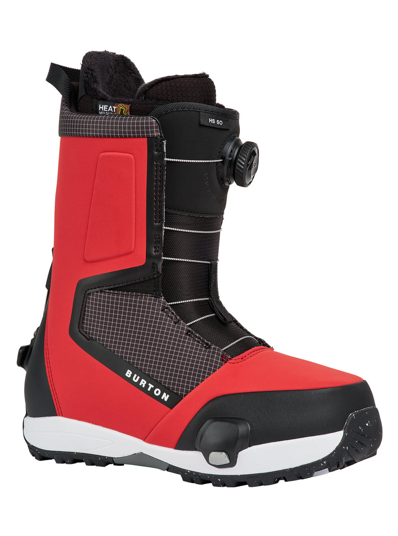 Load image into Gallery viewer, Burton Men's Highshot Step On Snowboard Boots Geranium Red Grid/Black 3029511E9F
