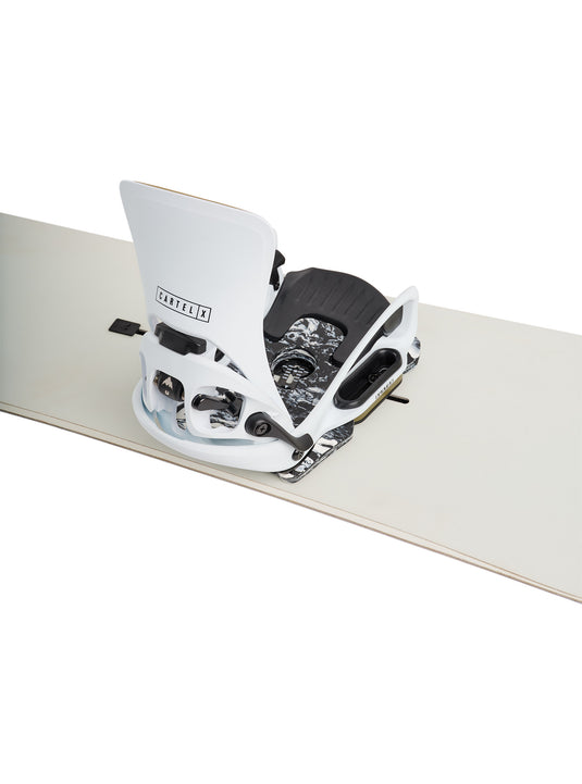 Burton Men's Step On Cartel X EST Snowboard Bindings White 3030411A50