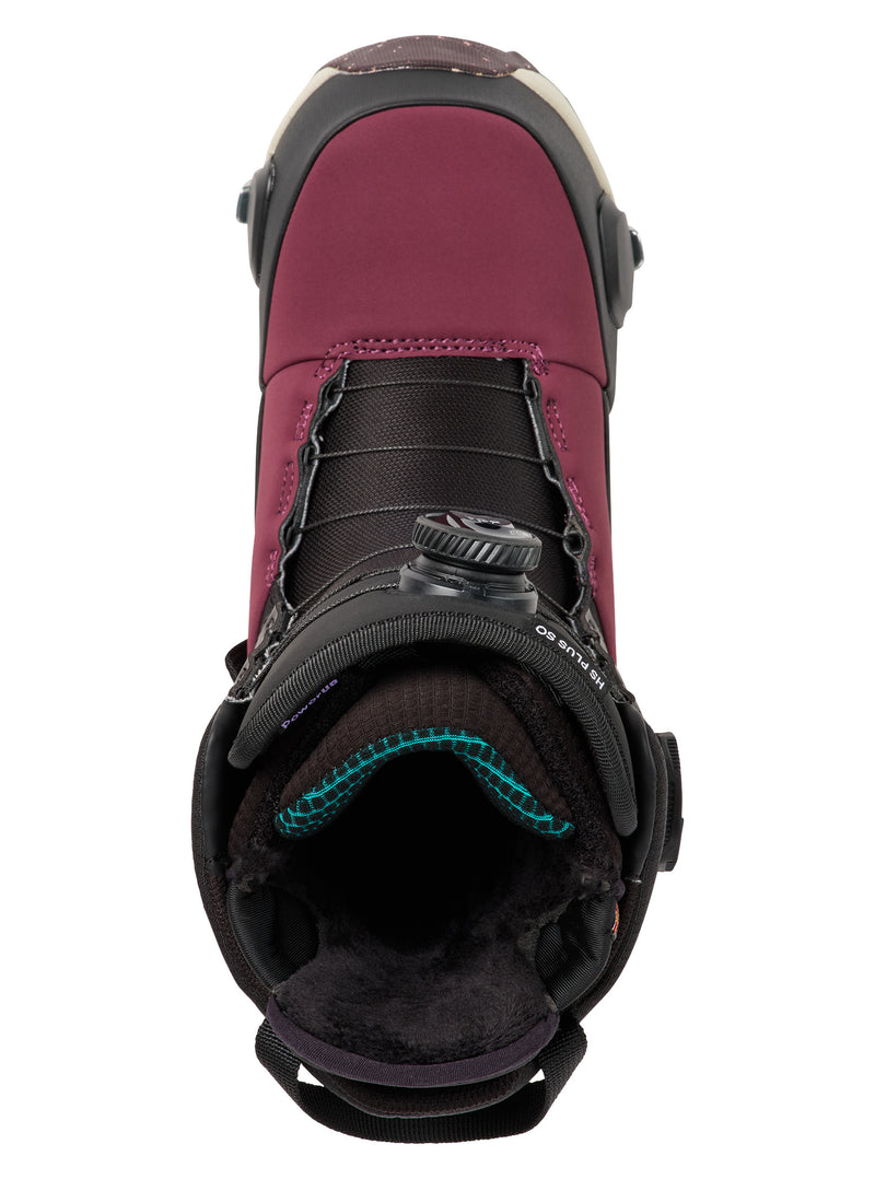 Load image into Gallery viewer, Burton Women's Highshot Plus Step On Snowboard Boots Rum Raisin 3078711FAK
