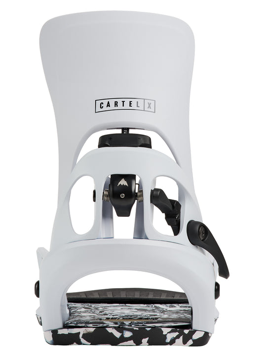 Burton Men's Step On Cartel X Snowboard Bindings White 3079310A50