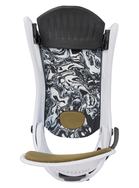 Burton Men's Step On Cartel X Snowboard Bindings White 3079310A50