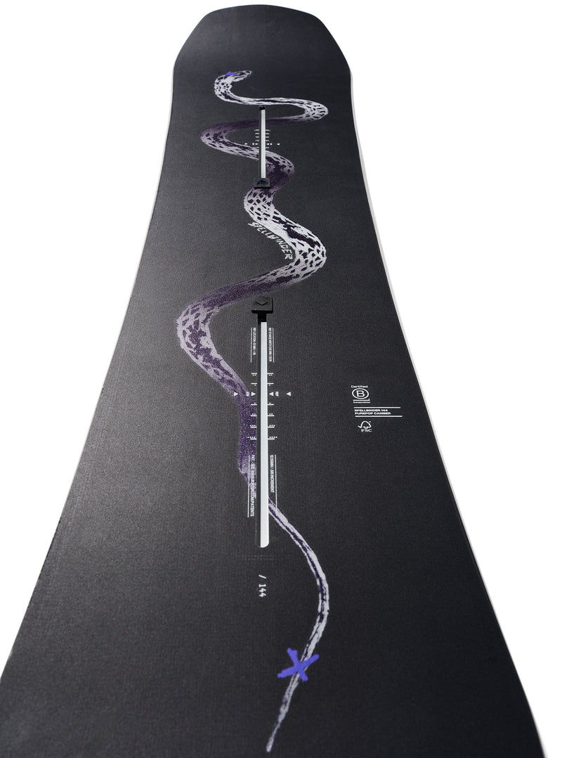Load image into Gallery viewer, Burton Men's Spellbinder PurePop Camber Snowboard 153 Serpent 3111210FD5-153
