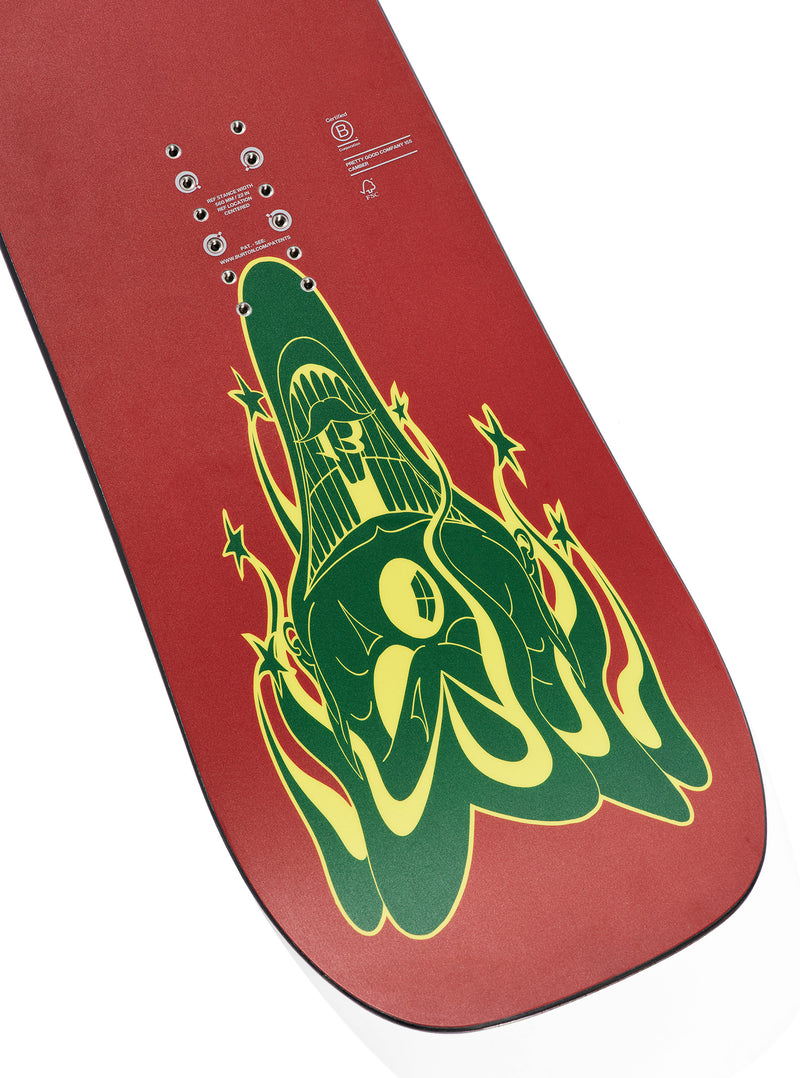 Load image into Gallery viewer, Burton Men's Pretty Good Company Camber Snowboard 155 Joker 3117110E0O-155
