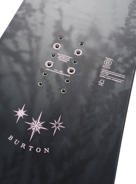 Burton Women's Cultivator Flat Top Snowboard 140 Mist 311721048Q-140