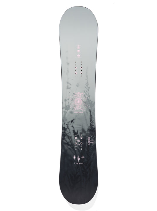 Burton Women's Cultivator Flat Top Snowboard 140 Mist 311721048Q-140