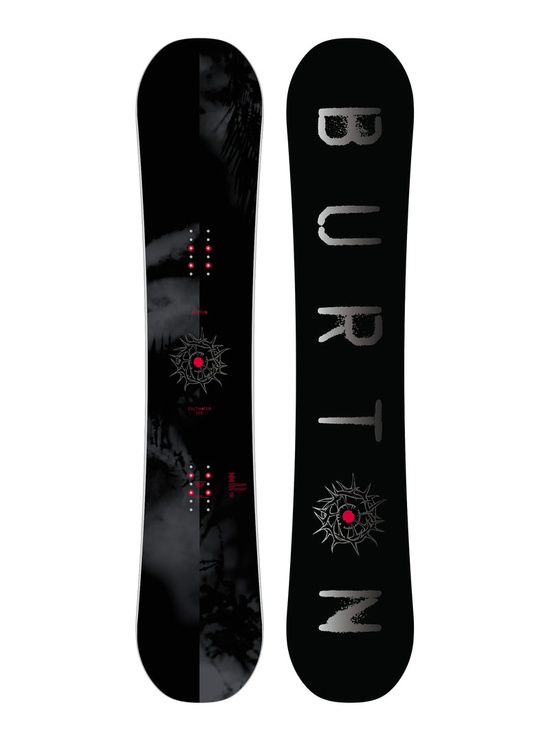 Load image into Gallery viewer, Burton Men's Cultivator Flat Top Snowboard 155 Wide Dark Mist 3117210FD2-155W
