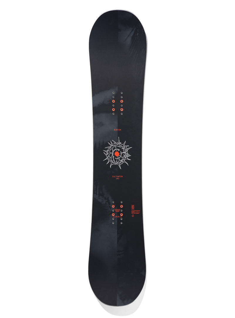 Load image into Gallery viewer, Burton Men's Cultivator Flat Top Snowboard 155 Wide Dark Mist 3117210FD2-155W
