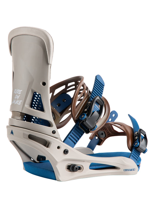Burton Men's Malavita Snowboard Bindings Warm Gray 311861B99O