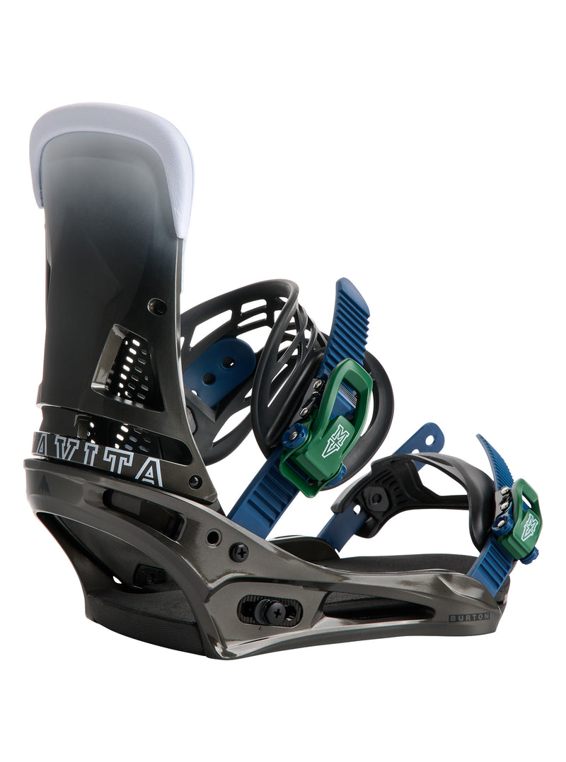 Load image into Gallery viewer, Burton Men's Malavita Snowboard Bindings Black Fade 311861BQ21
