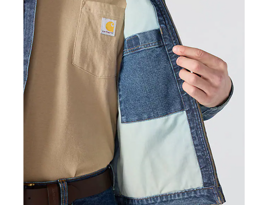 Carhartt Men's Denim Detroit Jacket Muskegon 107327-HT6
