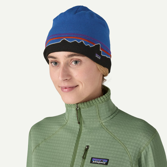 Patagonia Unisex Hat Beanie Classic Fitz Roy/Andes Blue 28860-CZAB