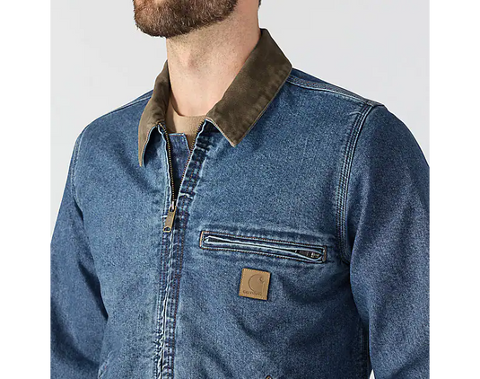 Carhartt Men's Denim Detroit Jacket Muskegon 107327-HT6