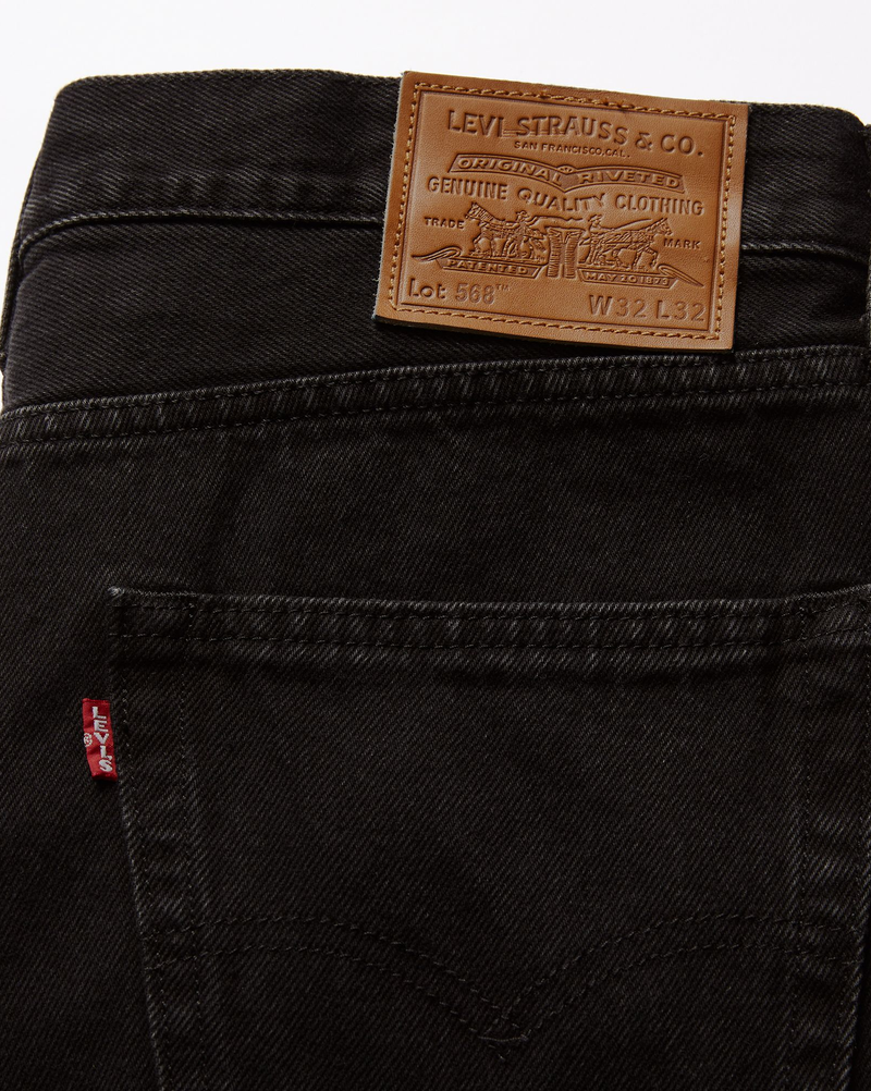Load image into Gallery viewer, Levi&#39;s Mens&#39; 568™ Loose Straight Jeans Black 290370066
