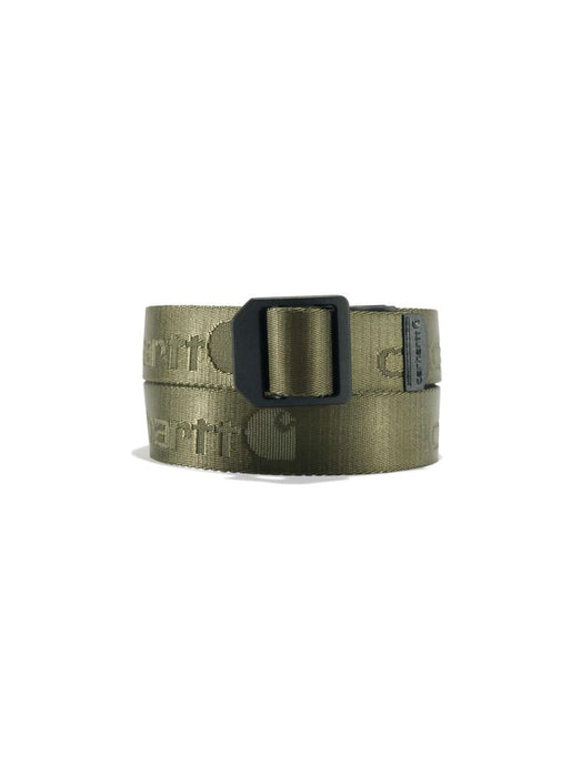 Carhartt Mens' Nylon Webbing Ladder Lock Belt Army Green A0005768-301