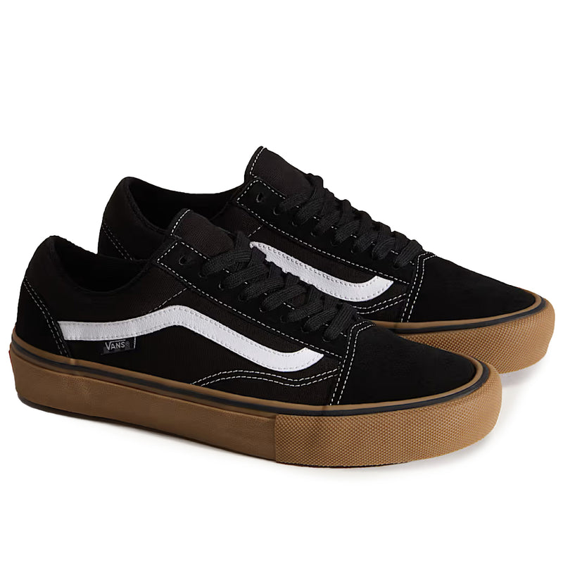 Load image into Gallery viewer, Vans Unisex Skate Old Skool Shoe Gum Black/White VN000EDNB9K
