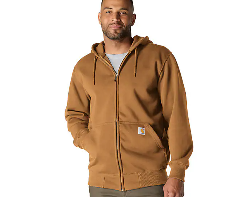 Load image into Gallery viewer, Carhartt Men's Paxton Full Zip Sweatshirt Hoodie Carhartt Brown 100614-BRN
